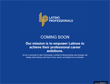 Tablet Screenshot of latinoprofessionals.com